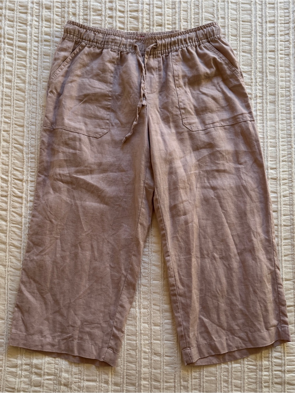Merona 100% Linen Cropped Capri Pants
Size XS
